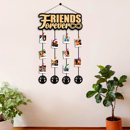 Friends forever photo frame | multiple photo pockets | collage frame | gifts for besties