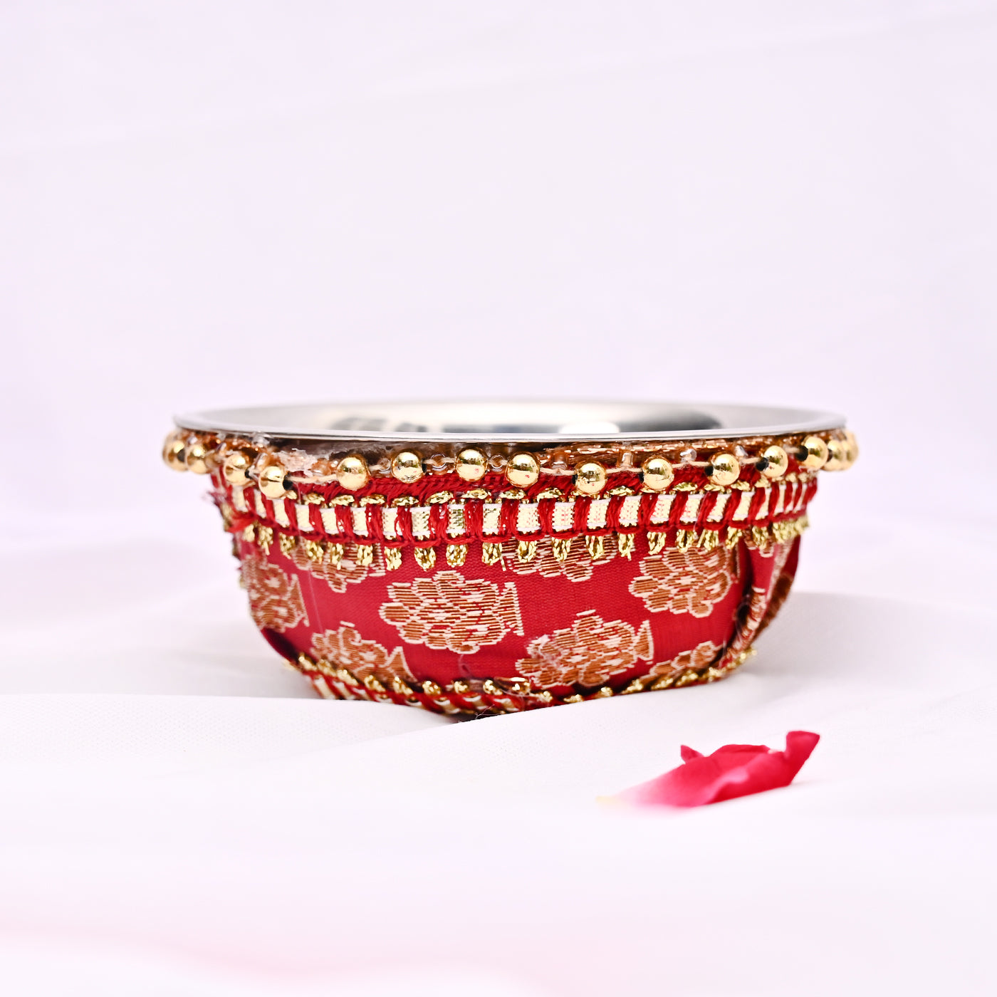 Handcrafted Karwa Chauth Thali Set -Maroon