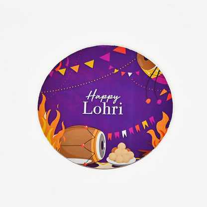 Happy Lohri Wooden Basket Gift Hamper