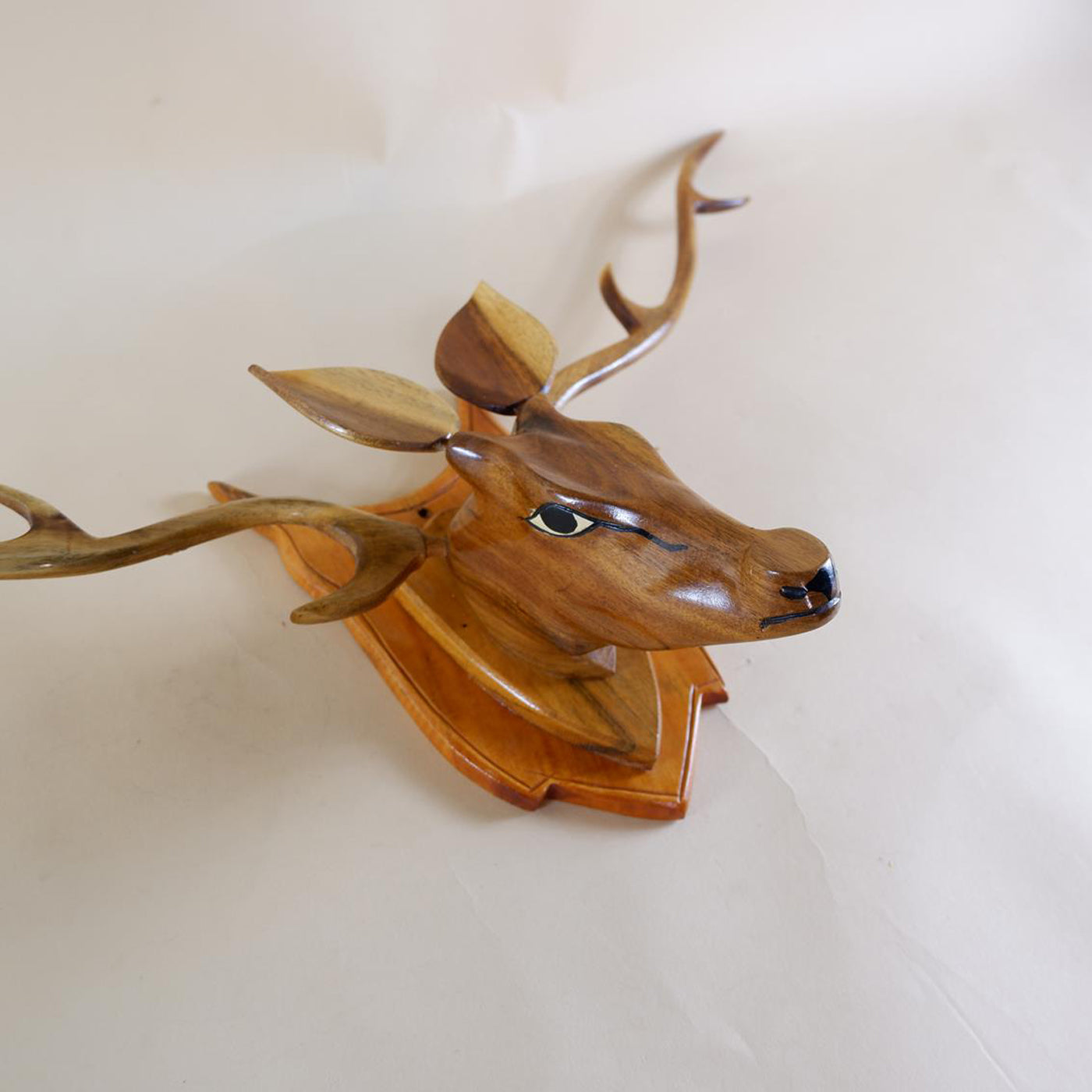Artisan Wooden Deer Head Exquisite Home Decor