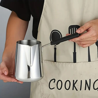 Stainless Steel Coffee Warmer | Turkish Greek Coffee Pot | Stovetop Safe & Durable Design 600ML