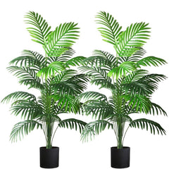 Artificial Areca Palm Plant for Home Decor/Office Decor/Gifting | Natural Looking Indoor Plant (With Pot, 130 cm)