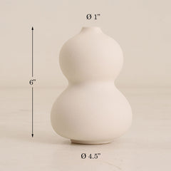 Burly Vase White Set of 3