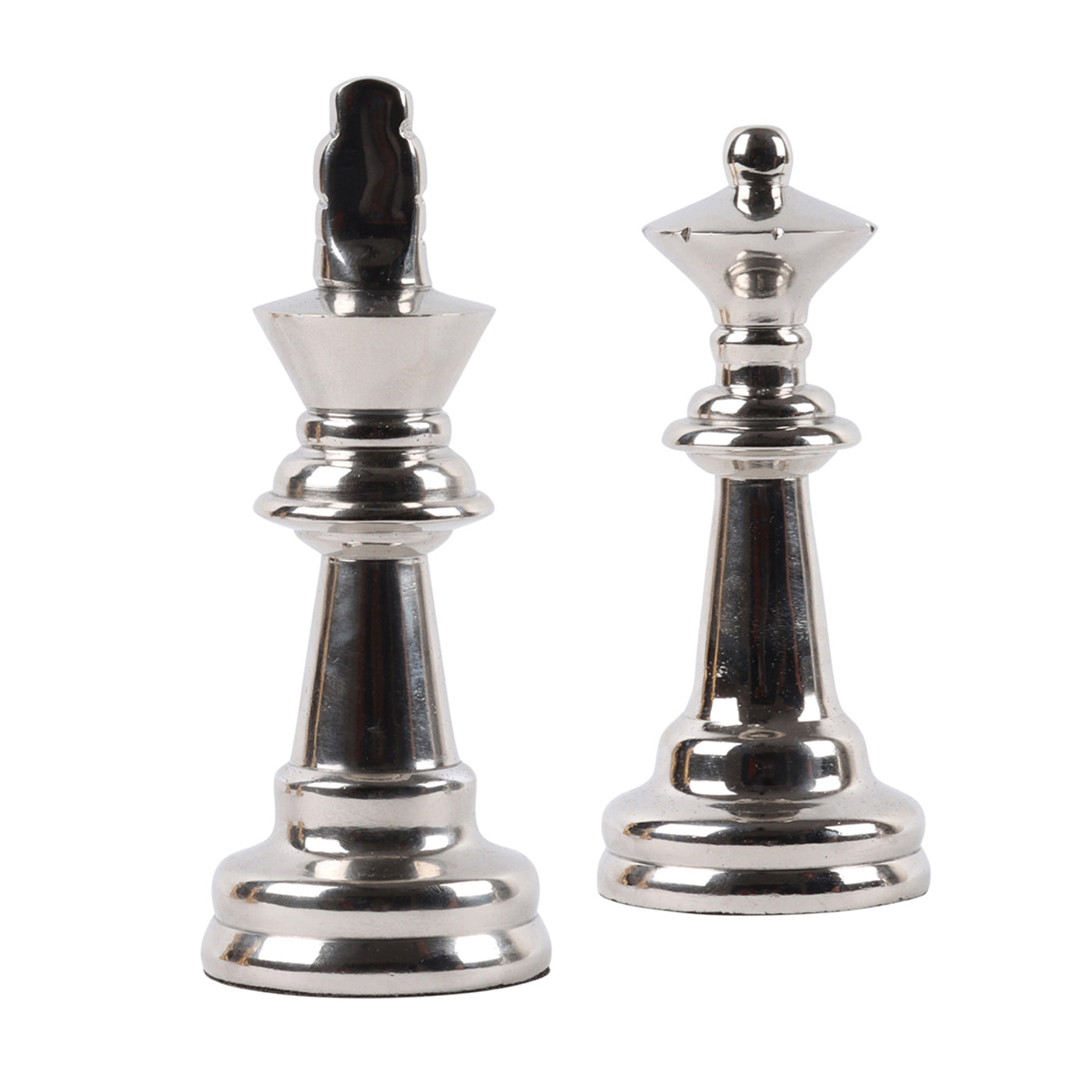 Decorative  chess king queen nickel small