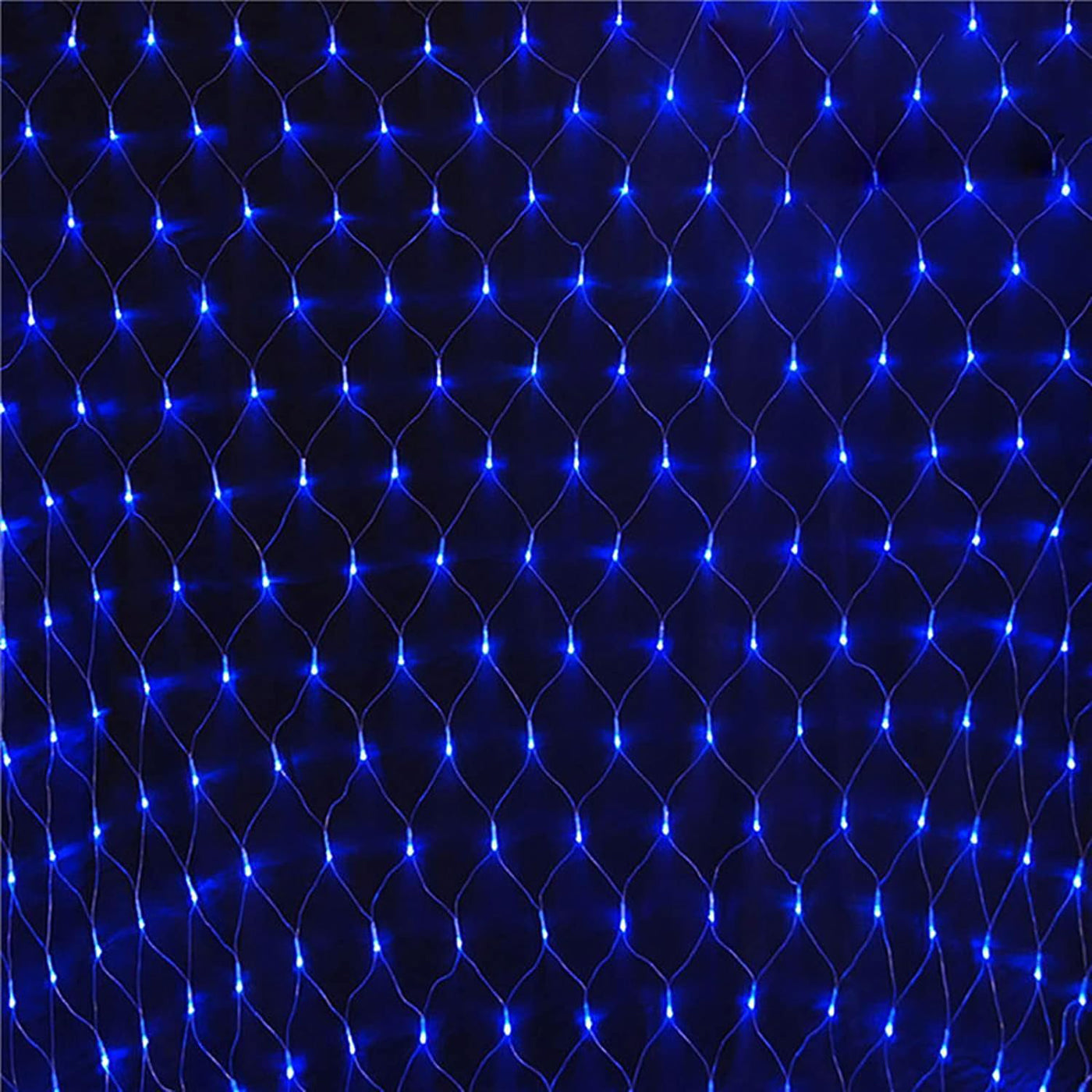 DecorTwist Net/Mesh Fountain Rice Light for Wall Decor| Home Decoration| Diwali Item| Christmas Item| Indoor & Outdoor Decoration Item| | Festival Item | 3 MTR |192 LED Bulb (Blue)