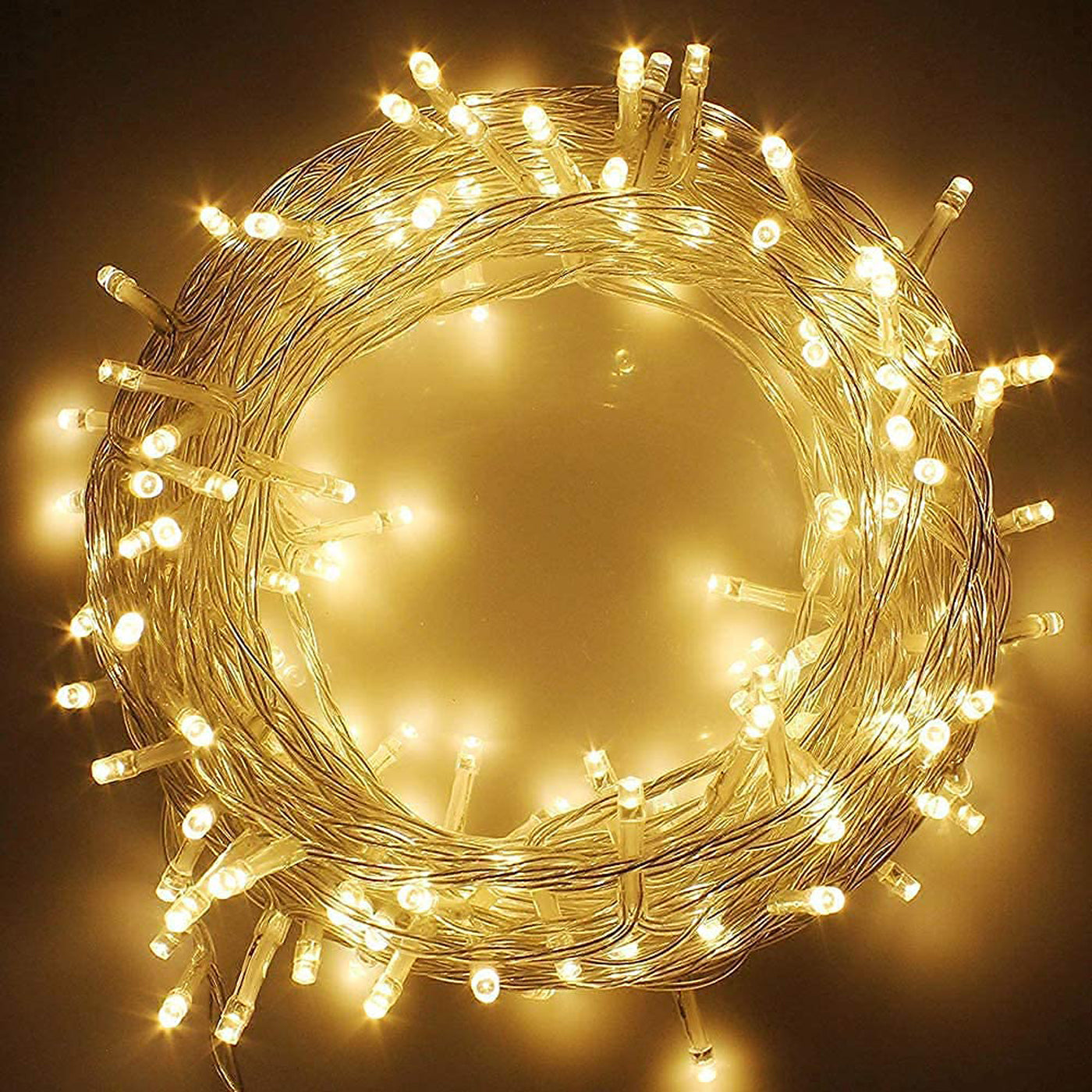 DecorTwist LED String Light for Home and Office Decor | Indoor & Outdoor Decorative Lights | Christmas | Diwali | Wedding | 15 Meter Length (Pack of 2) (Yellow)