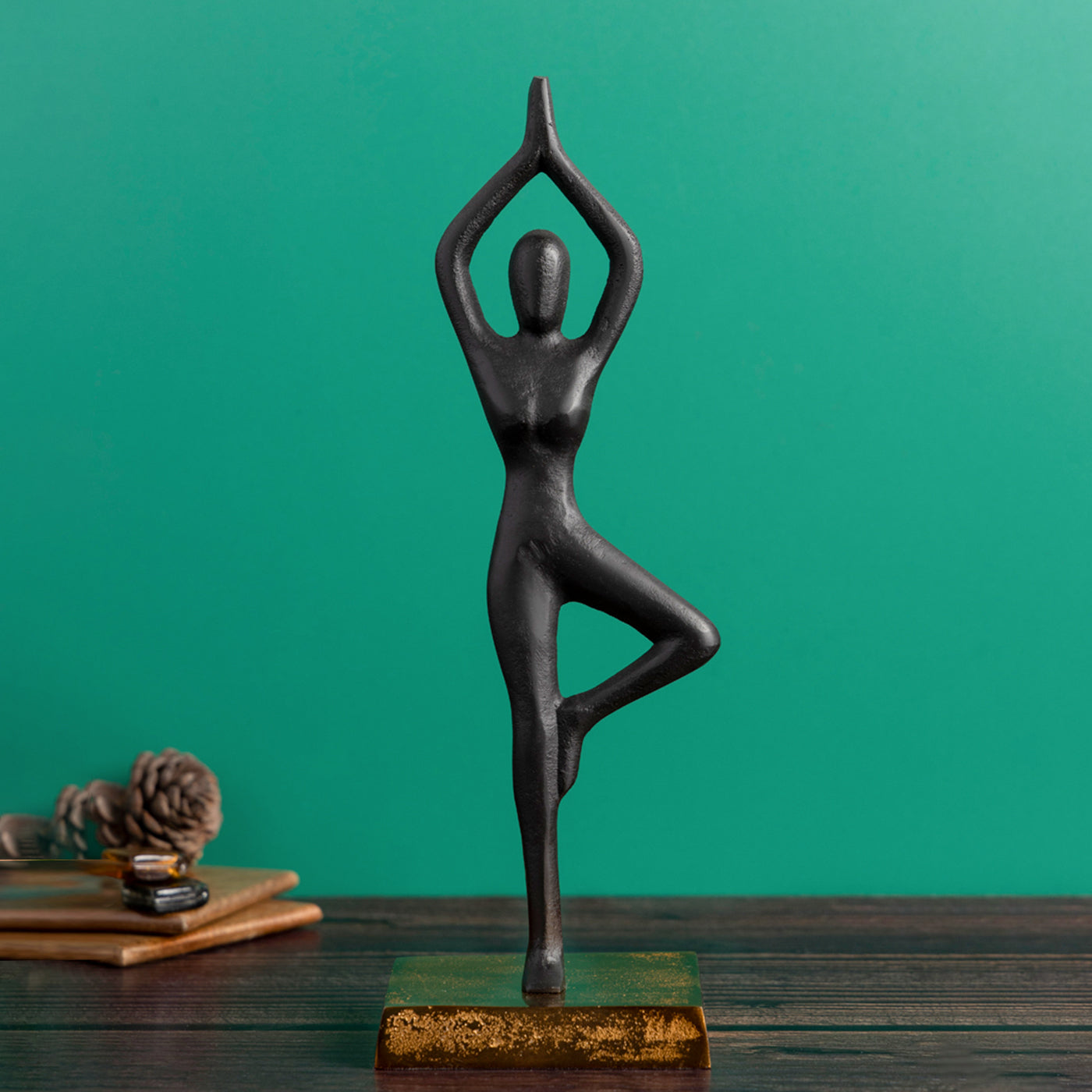 DecorTwist Brings Yoga Girl showpiece for Living Room, Home Decor, Table Decor Office Desk Shelf Birthday Gift