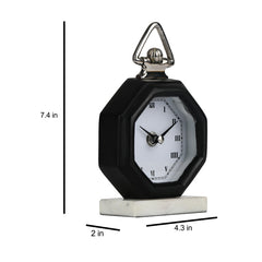 Black  Victoria Table Clock