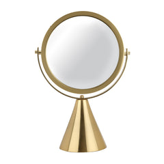 Gold Coned Mirror