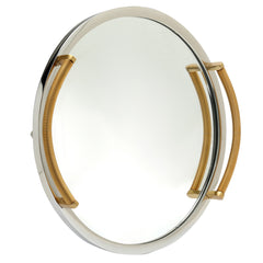 Allie Mirror Tray Gold Silver Medium Size
