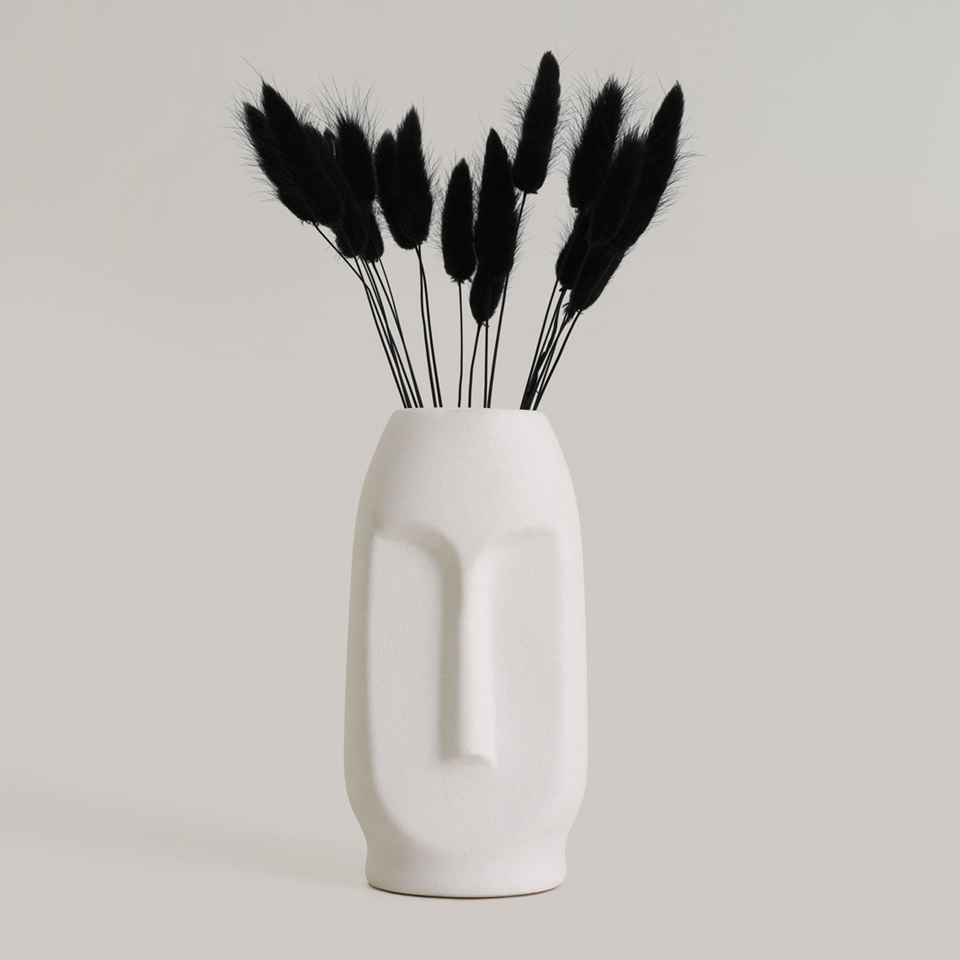 Viso Vase Black & White 6 inch