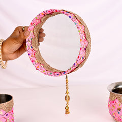 Karwa Chauth Thali Set - Pink