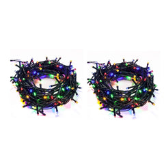 DecorTwist LED String Light for Home and Office Decor| Indoor & Outdoor Decorative Lights|Christmas |Diwali |Wedding | Christmas | Diwali | Wedding |12 Meter Length (12 MTR, 2)