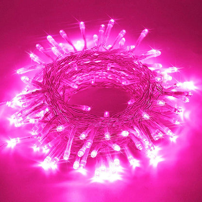 DecorTwist LED String Light for Home and Office Decor| Indoor & Outdoor Decorative Lights|Christmas |Diwali |Wedding | Christmas | Diwali | Wedding |12 Meter Length | (Pink)