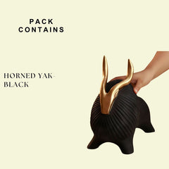Horned Yak-Black