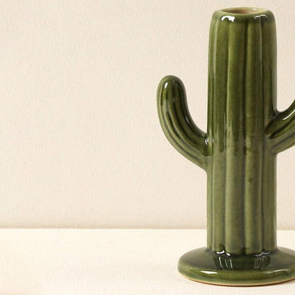 Cactus Vase Green Set of 2