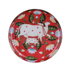 Pichwai Cow  Wall Art- Set of 2 (10, 8 inches)