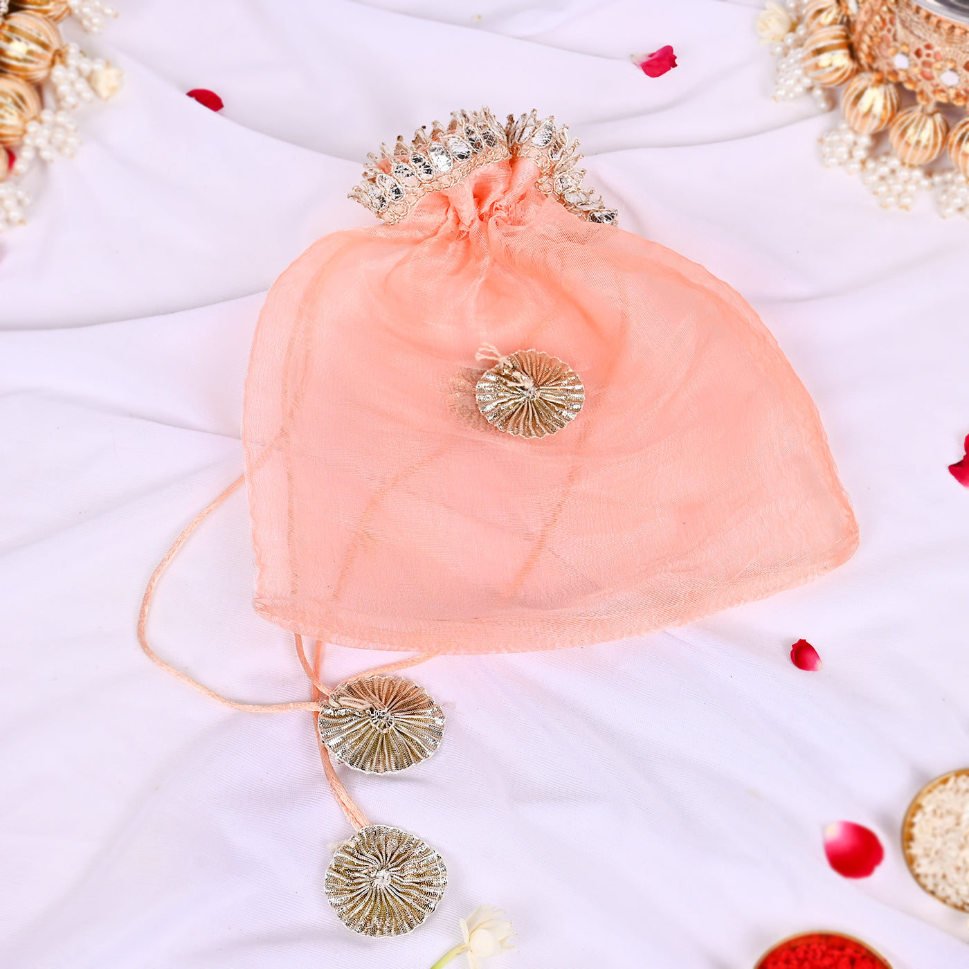 Karwa Chauth Special Thali Set  - Orange