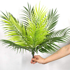 Artificial Areca Palm Plants/Tree for Home Decor/Living Room/Office Small/Medium Size 50 cm (Without Pot, Green)
