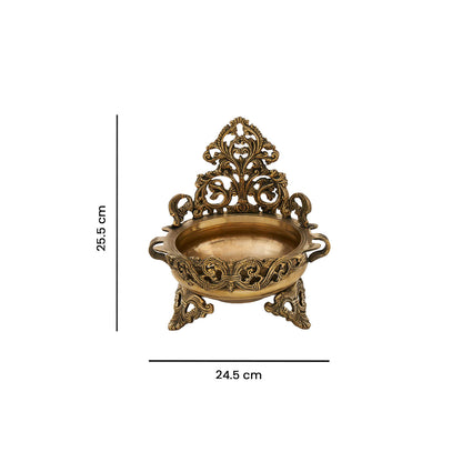 Ethnic Carved Traditional Decorative Brass Urli Bowl