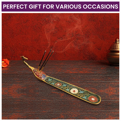 Brass Peacock Incense Stick Holder