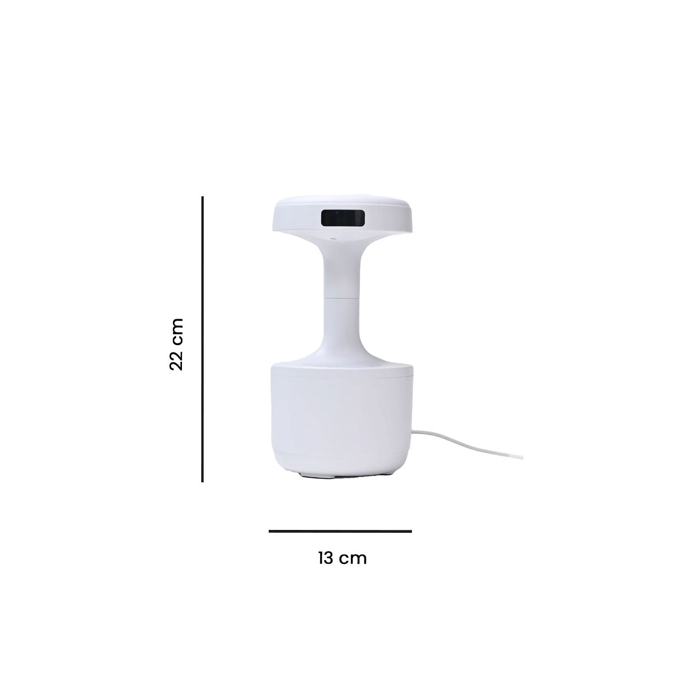 Anti-Gravitational Sleek Humidifier with Diffuser - White