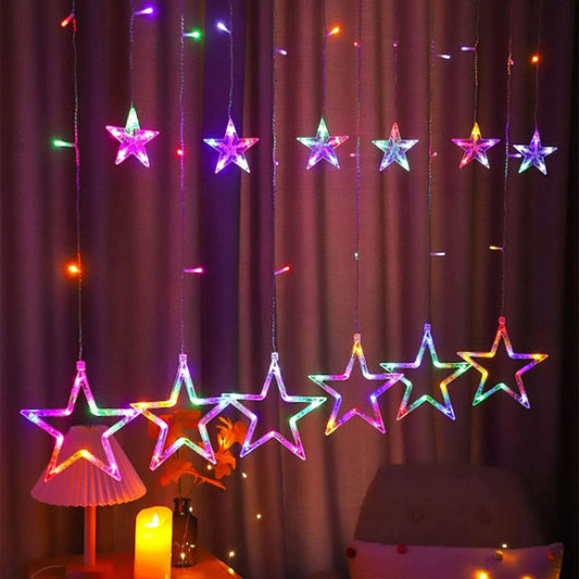 DecorTwist Fountain Rice Light for Wall Decor| Home Decoration| Diwali Item| Christmas Item| Indoor & Outdoor Decoration Item| | Festival Item | 2.49 Mtr Length |138pcs LED (Multicolor)