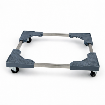 Universal Adjustable Appliance Stand – Heavy-Duty Base with 8 Lockable Wheels & 4 Legs, Load Capacity 120 kg (GRAY) (Size- 4 feet)