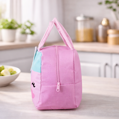 DecorTwist® Kids Insulated Lunch Bag | Cute Cartoon Lunch Bag for School | Reusable Thermal Tiffin Bag for Boys & Girls