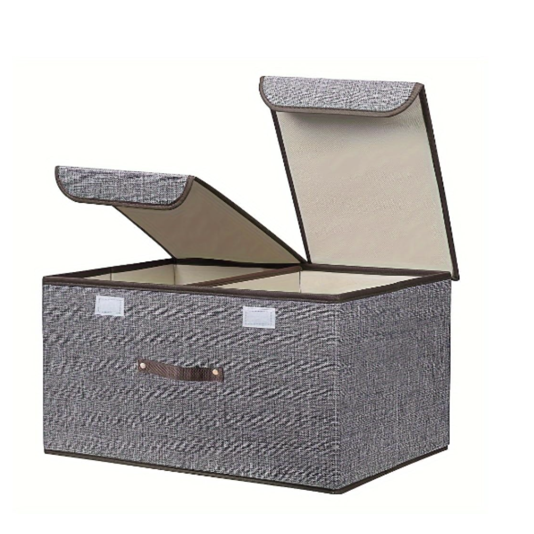 Wardrobe Closet Storage Box with Lid | Storage Baskets with Lid | Clothes Organizer Box | Cloth Storage Box