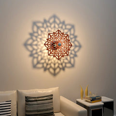 Alpana Mandala Shadow Lamp for Home / Office wall decor