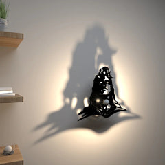 Adi Yogi design Shadow Lamp for Home / Office wall decor