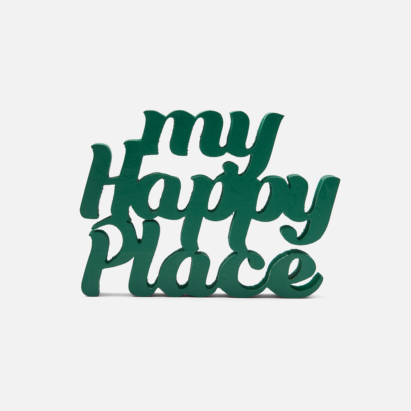 Table Top , Office Table Decorative -My Happy Place - Green