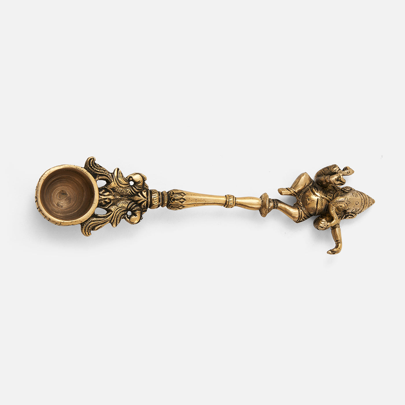 Brass Ganesha Pooja Spoon