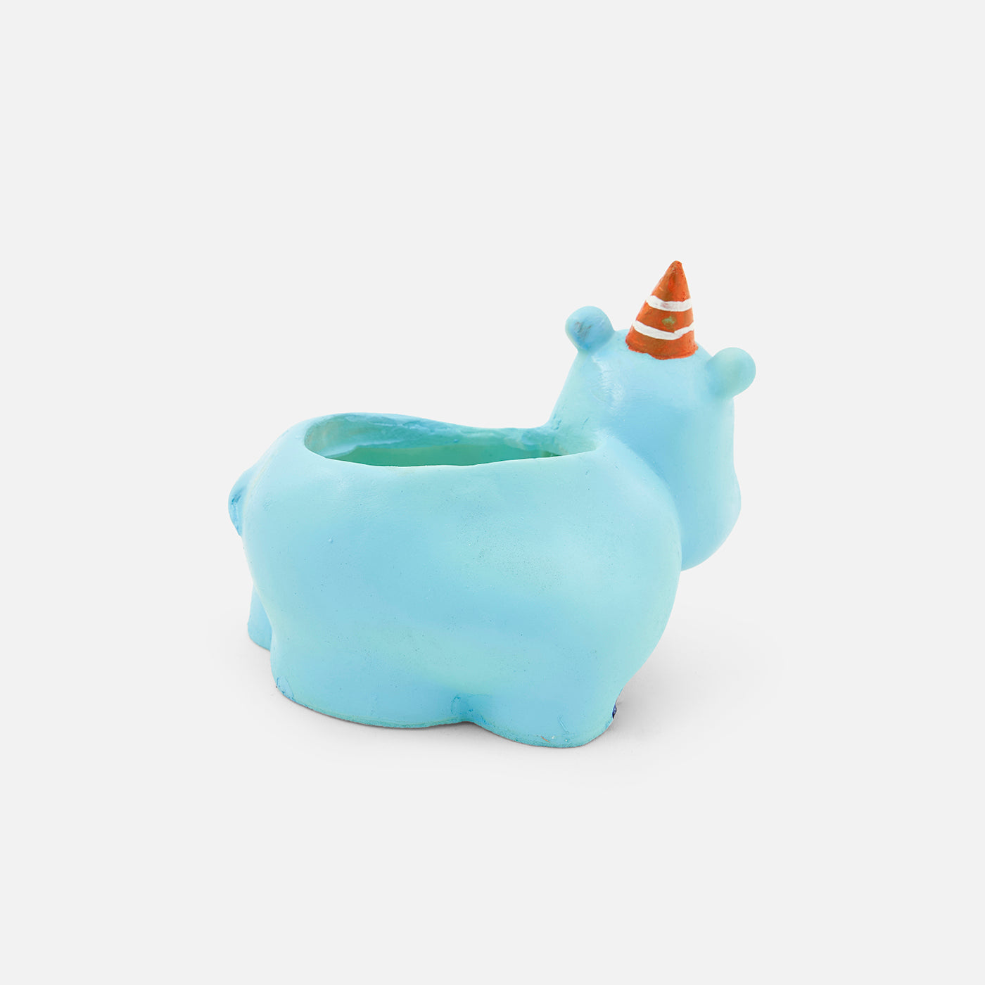 Blue Hippo Succulent Planter For Home Garden Office Desktop