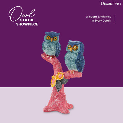 Enchanting Owl Statue Showpiece