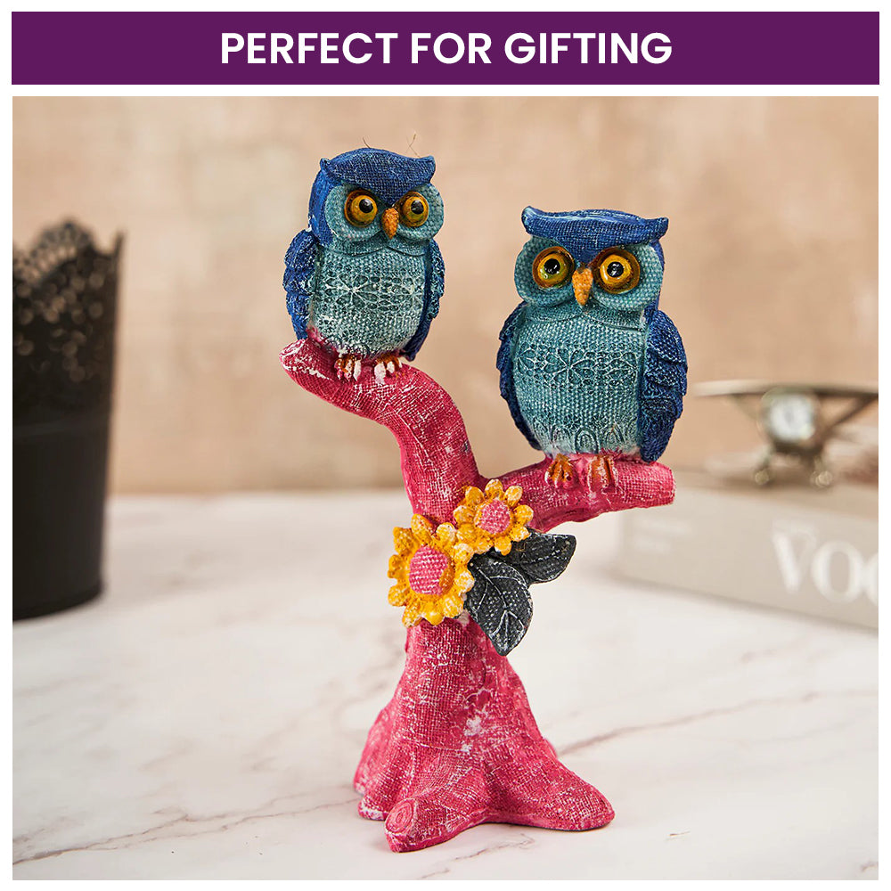 Enchanting Owl Statue Showpiece