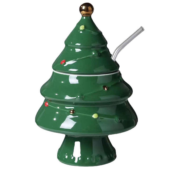 Green Christmas Tree Mug