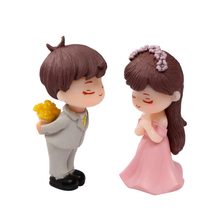 Cake Topper Cute Wedding Proposal Couple