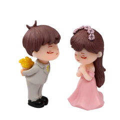 Cake Topper Cute Wedding Proposal Couple