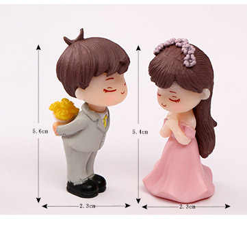 Cake Topper Cute Wedding Proposal Couple