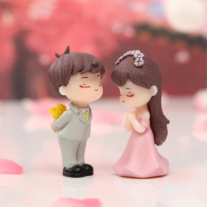 Cake Topper Cute Wedding Proposal Couple