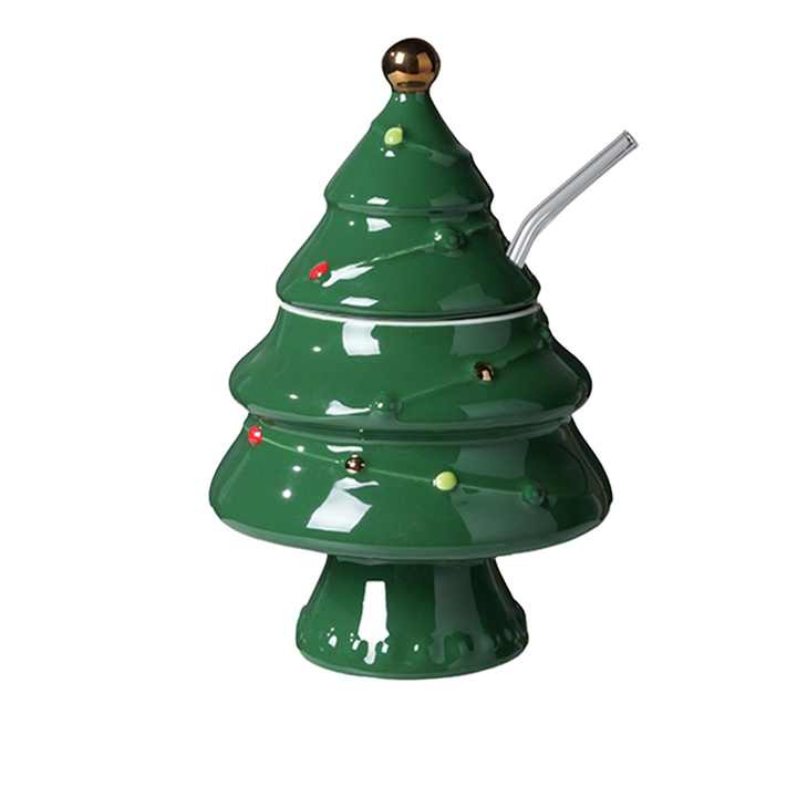 Green Christmas Tree Mug