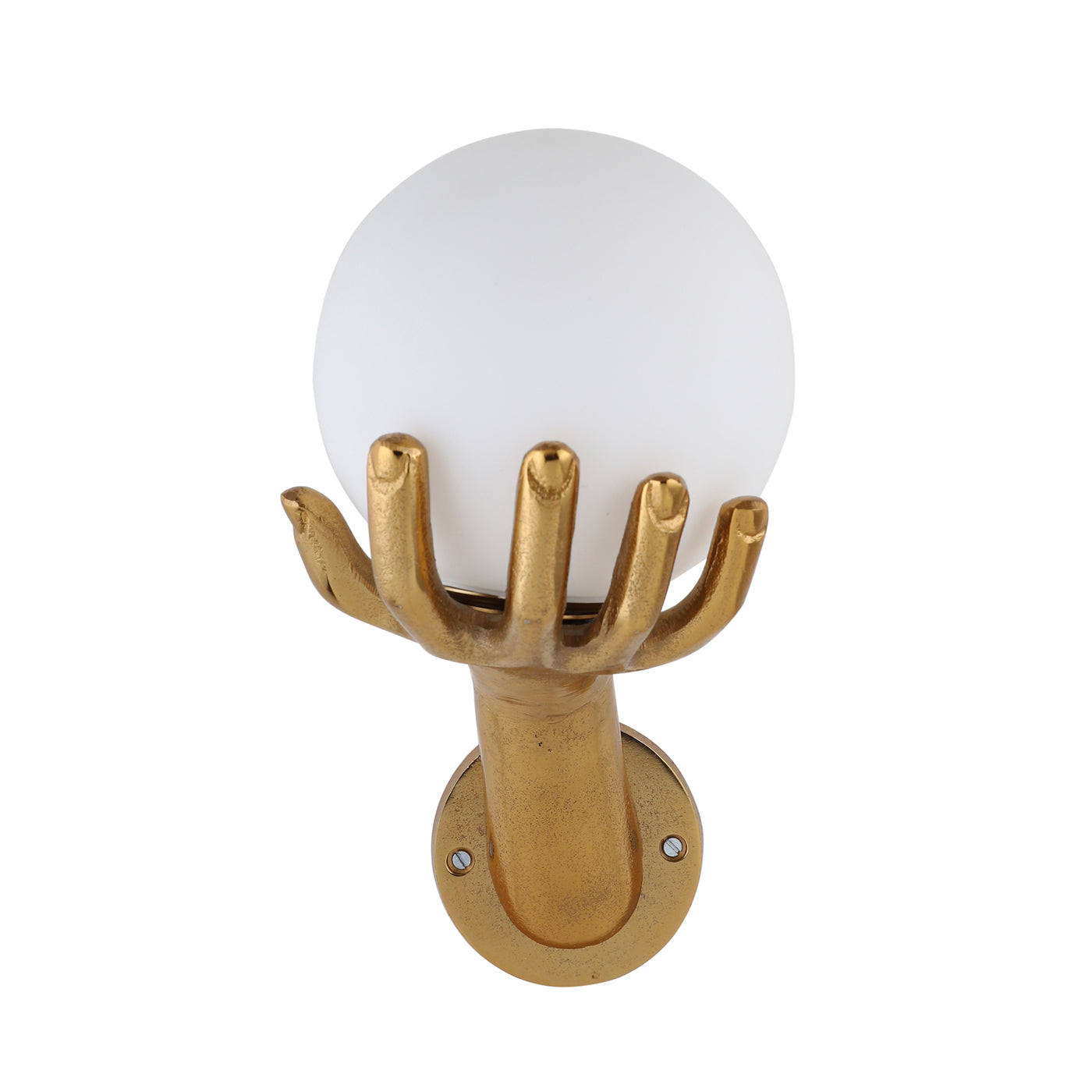 Hand Wall Light in Gold