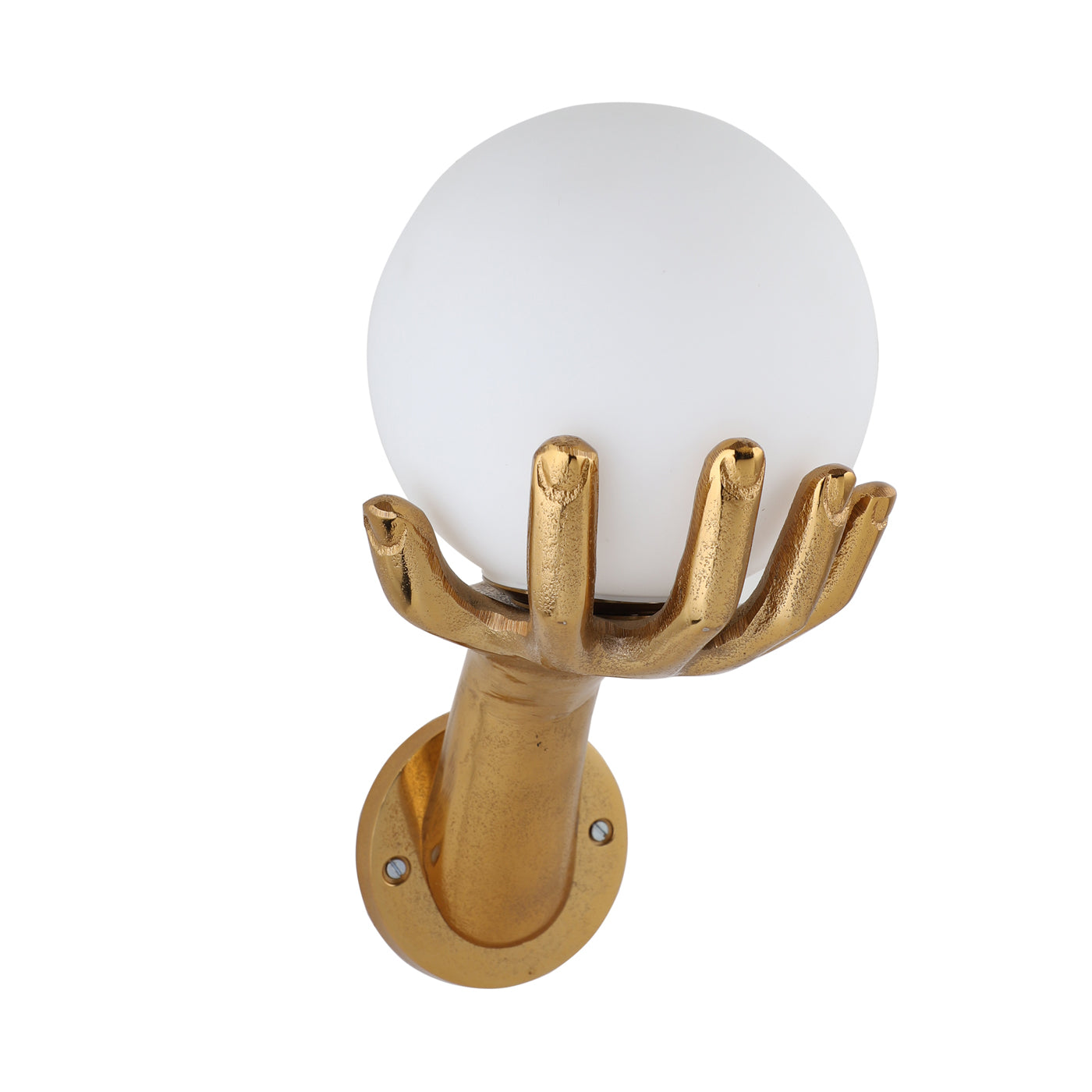 Hand Wall Light in Gold