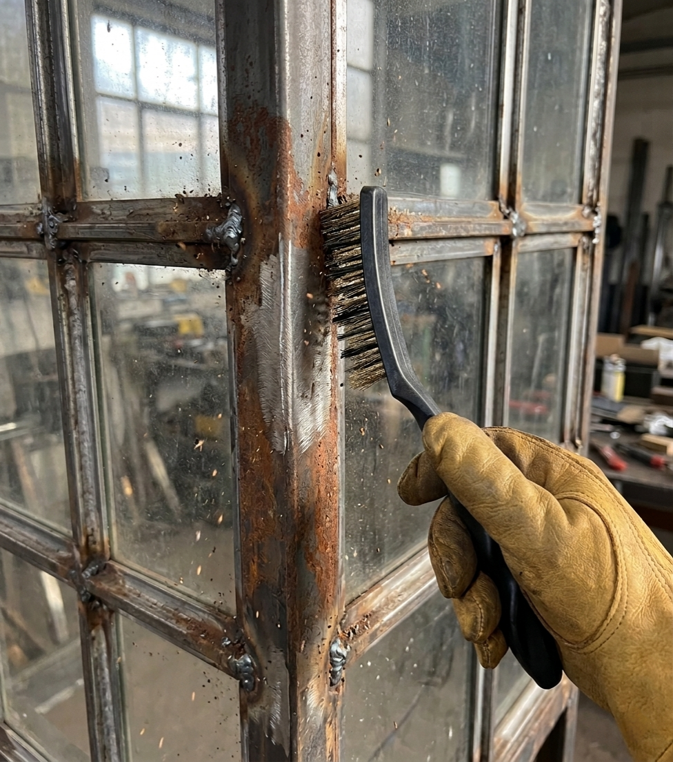 DecorTwist Heavy Duty 3-Piece Wire Brush Set – Brass, Nylon & Stainless Steel Bristles – Multi-Purpose Cleaning & Rust, Paint, Grime Removal Tool Kit