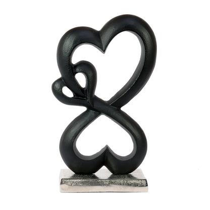 DecorTwist Brings Black Family Heart Sculpture showpiece