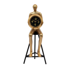 DecorTwist Brings Human Sitting Table Clock showpiece