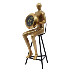 DecorTwist Brings Human Sitting Table Clock showpiece