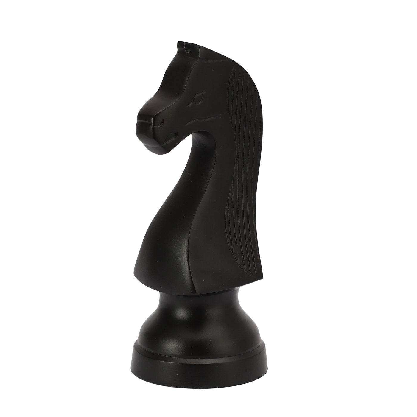 Chess Horse Black Over-Size